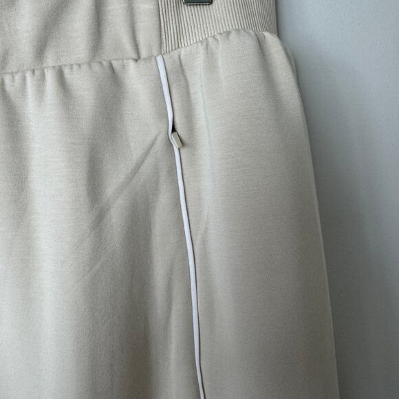 Aerie Offline Hugger Knit Midi Skirt NEW Cream Size Large - Picture 3 of 11